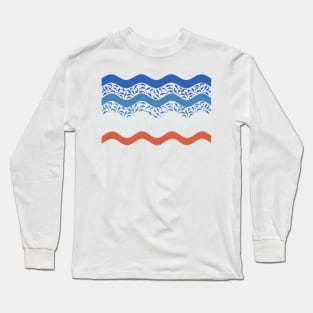 Cavalcare Le Onde Dei Delfini Long Sleeve T-Shirt